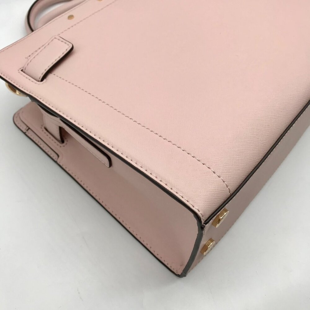 Michael Kors Blush Pink Saffiano Leather Rayne Satchel Bag - Picture 7 of 10